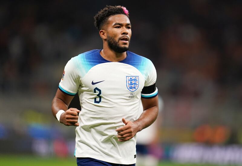 England will have to adjust without Reece James, who was expected to start at right wing-back. 