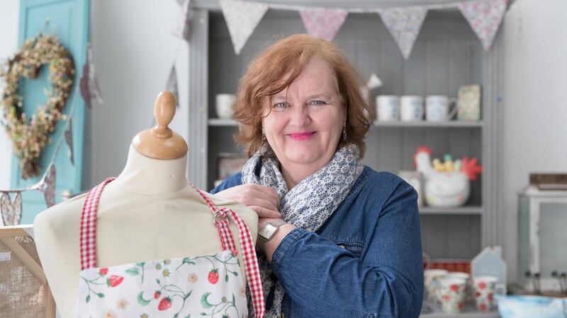Noreen Twomey Walsh in her shop Serendipity  on Main Street, Ennistymon. Photograph:   Eamon Ward