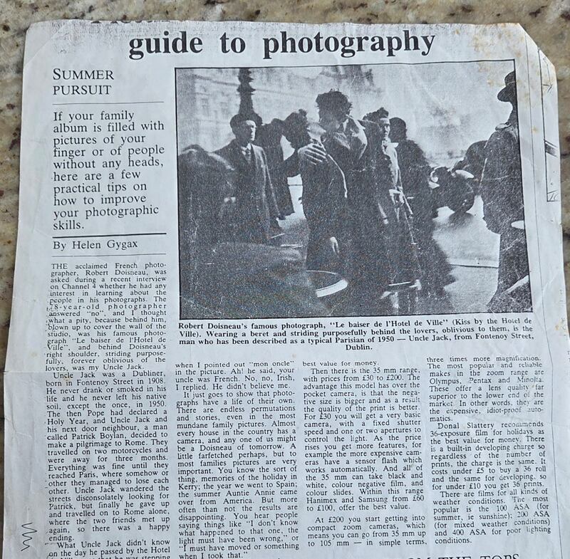 Article on 'Uncle Jack' by Helen Gygax