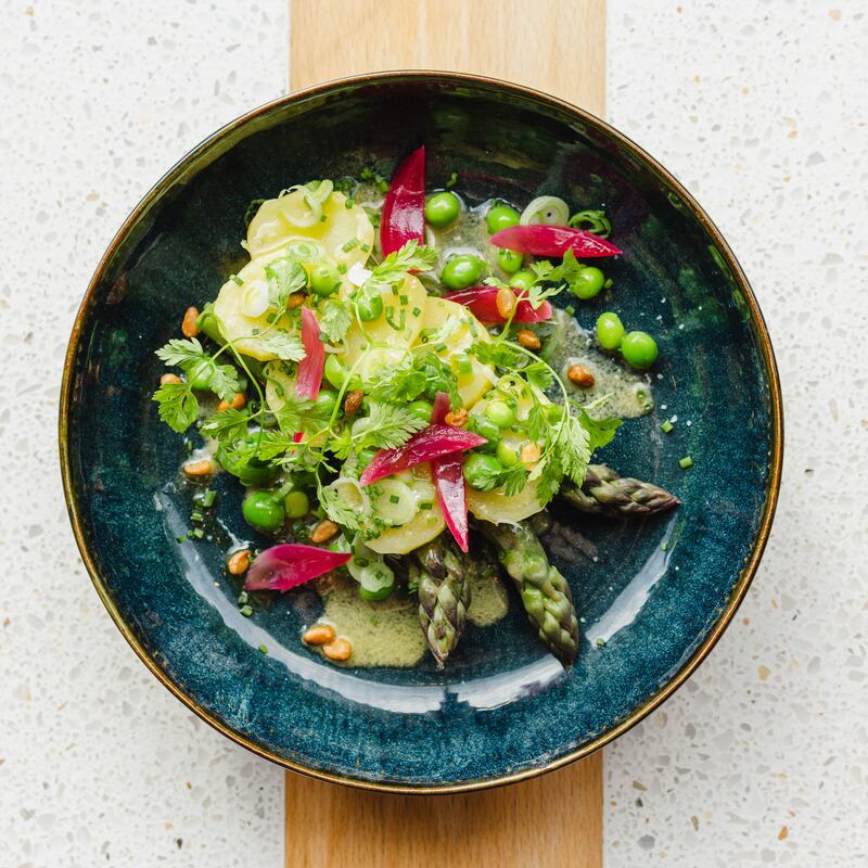 Verdō Brussels: Salade d'Asperges. Photograph: Michael Binkin/YourStory Agency