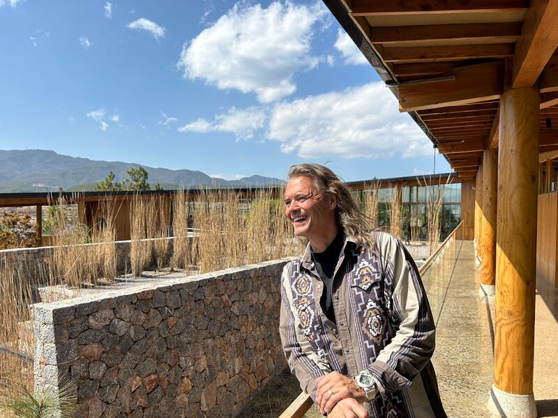 Brian Linden at the Linden Centre in Shaxi: 'We also have to realise that we have an impact on the local community and that our presence here changes it.' Photograph: Denis Staunton