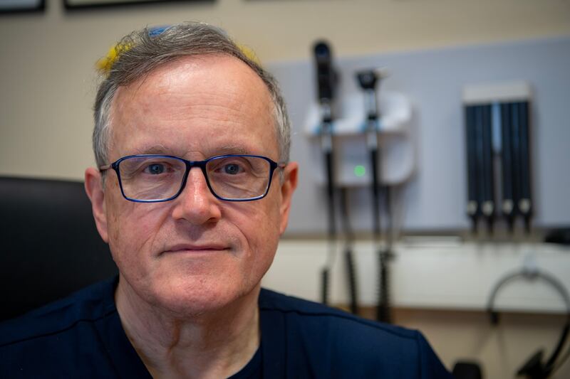 Dr Eamonn Shanahan pictured in his surgery at the Farranfore Medical Centre in Co Kerry. Photograph: Domnick Walsh 
