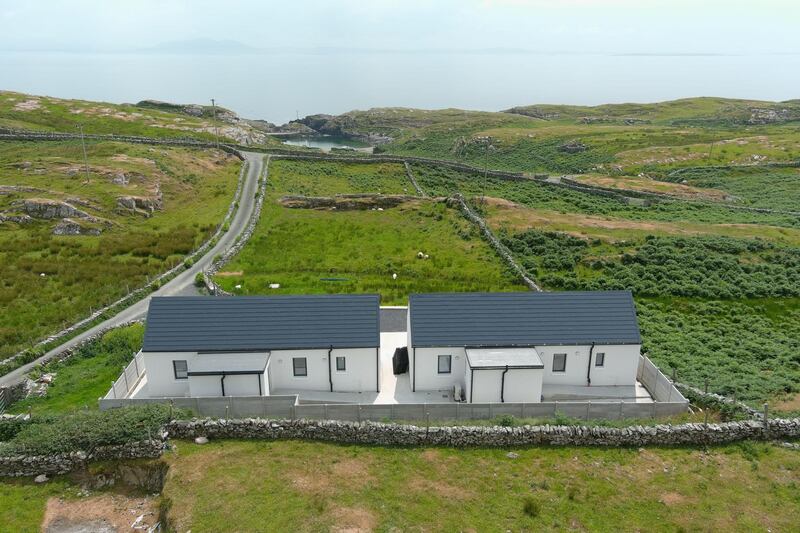 The cottages offer spectacular views of the west coast