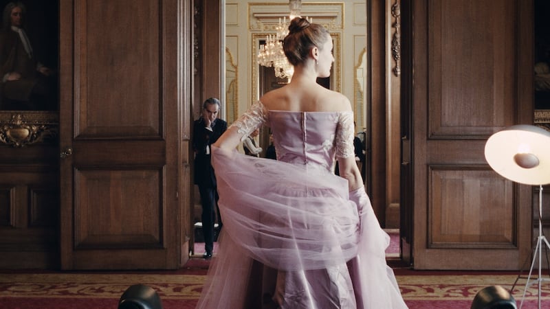 Daniel Day-Lewis and Vicky Krieps in Phantom Thread. Photograph:  Laurie Sparham/Focus Features
