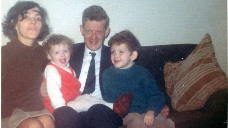 Rosemary Jenkinson with her mother, father and brother