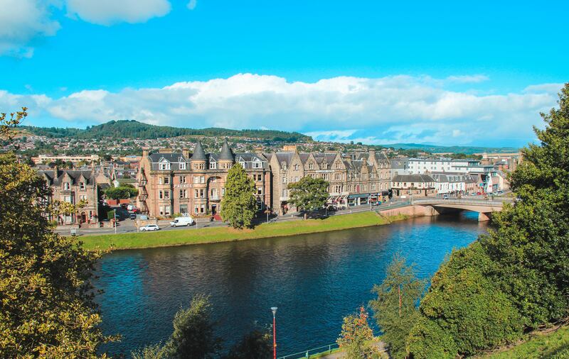 Inverness and the river Ness. Photograph: iStock