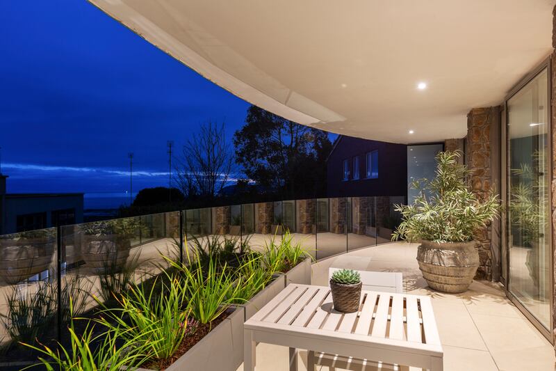 Front terrace off the living area