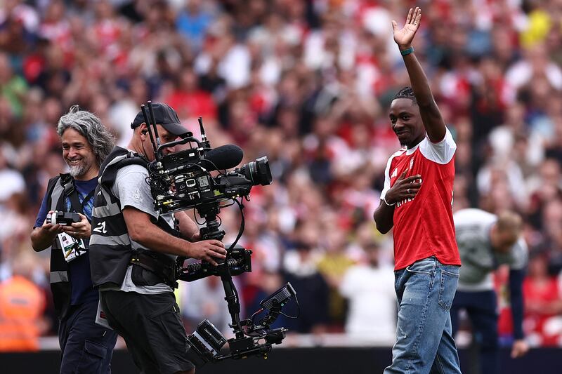 Eberechi Eze may prove to be an upgrade on the attacking talent that Arsenal had before his arrival. Photograph: Henry Nicholls/AFP via Getty Images