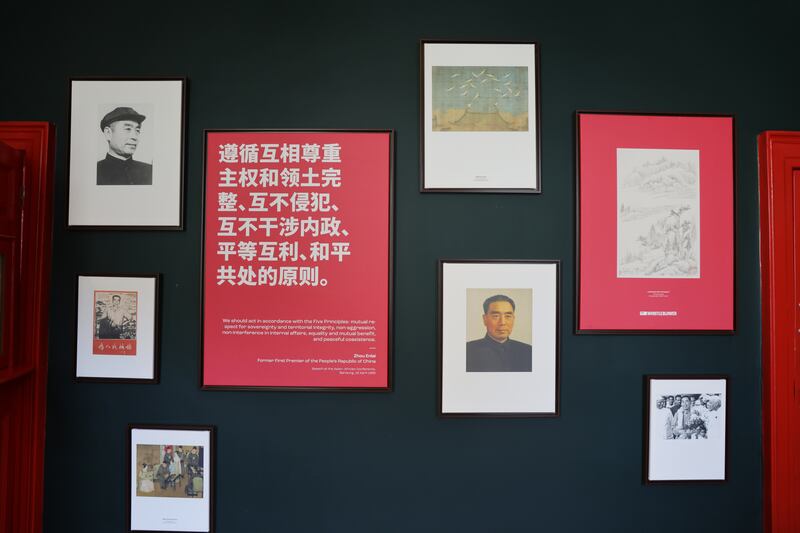 The Deng Xiaoping reading room in The Whistleblower. Photograph: Bryan O’Brien/The Irish Times