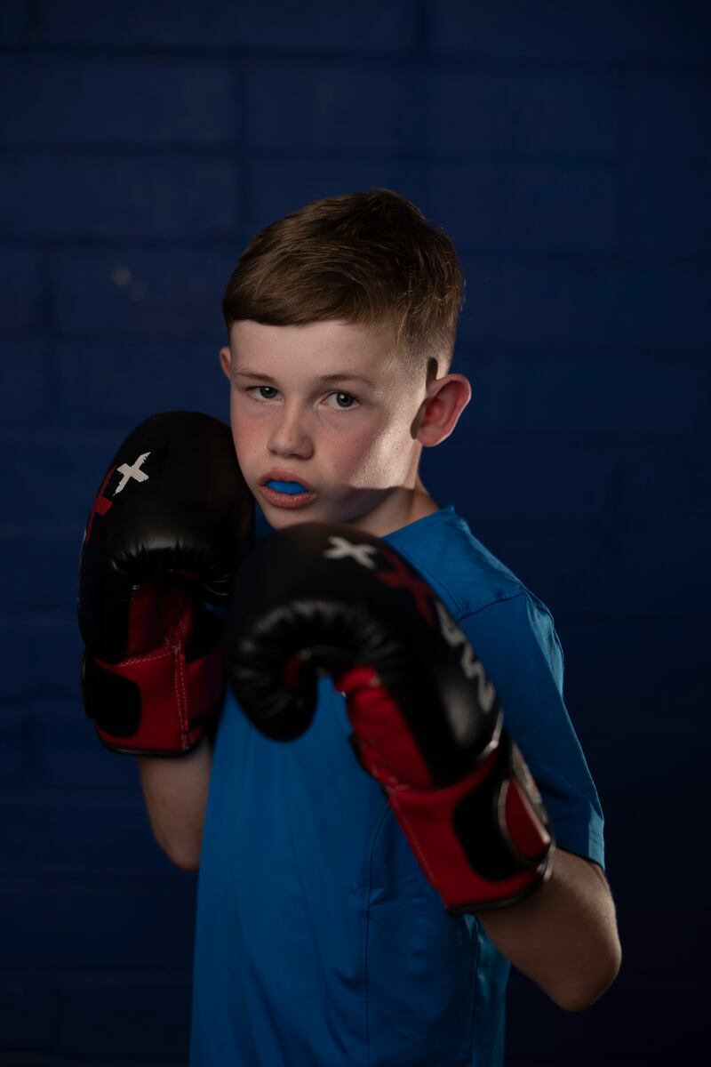 Micheal Wall, aged 10. Photograph: Tom Honan