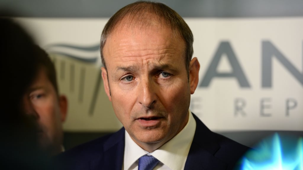Fianna Fáil leader Micheal Martin: claimed €550 million had been wasted on water meters “when they will never be used”.