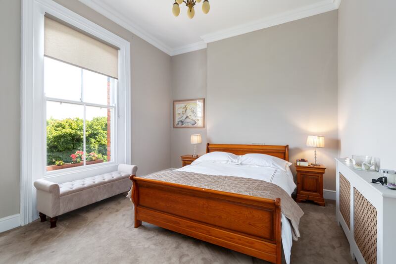 One the bedrooms