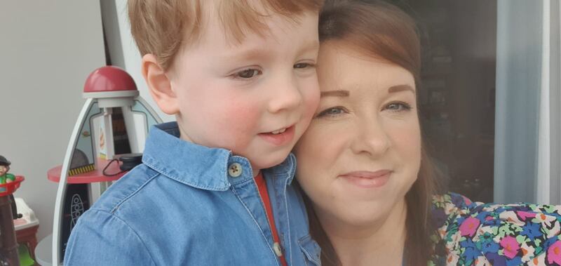 Aoife Daly, from Balbriggan, whose son Bertie does not have a school place