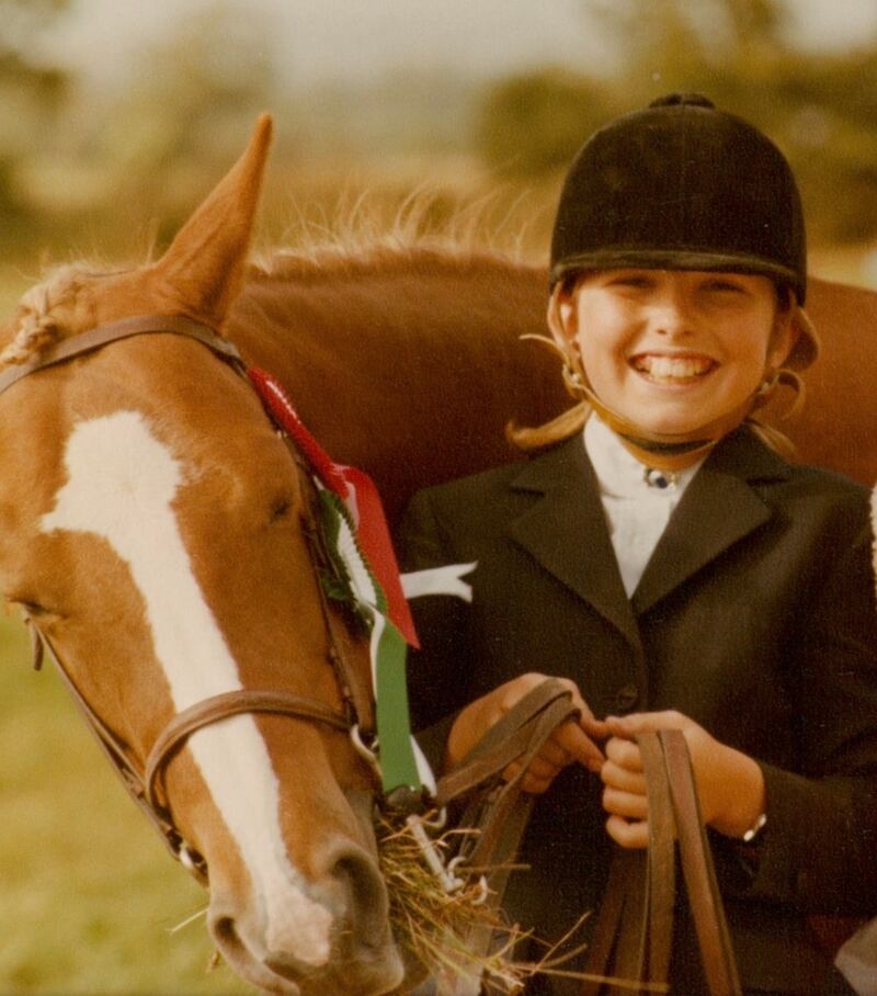 Domini Kemp as a young girl