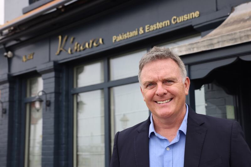 Seán Collender, president of the Restaurant Association of Ireland and co-owner of the Kinara Restaurant Group. Photograph: Dara Mac Dónaill