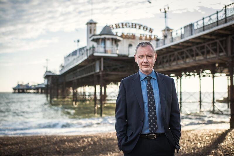 Grace: John Simm as detective superintendent Roy Grace. Photograph: ITV
