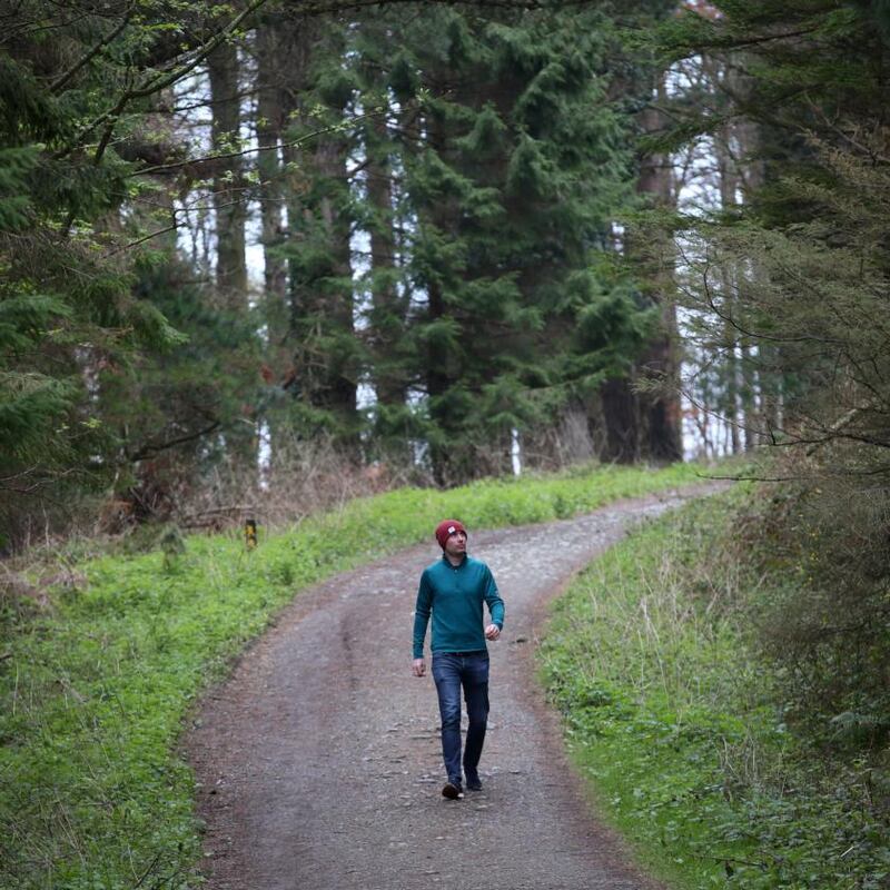 Diarmuid McSweeney at Kilmashogue. Photograph: Laura Hutton
