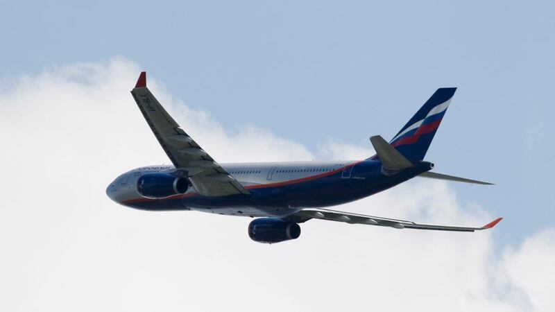 A plane en route to Cuba takes off from Moscow’s Sheremetyevo airport, today. There was no sign that former Edward Snowden was onboard despite speculation he would be travelling on it. Photograph: REUTERS/Sergei Karpukhin