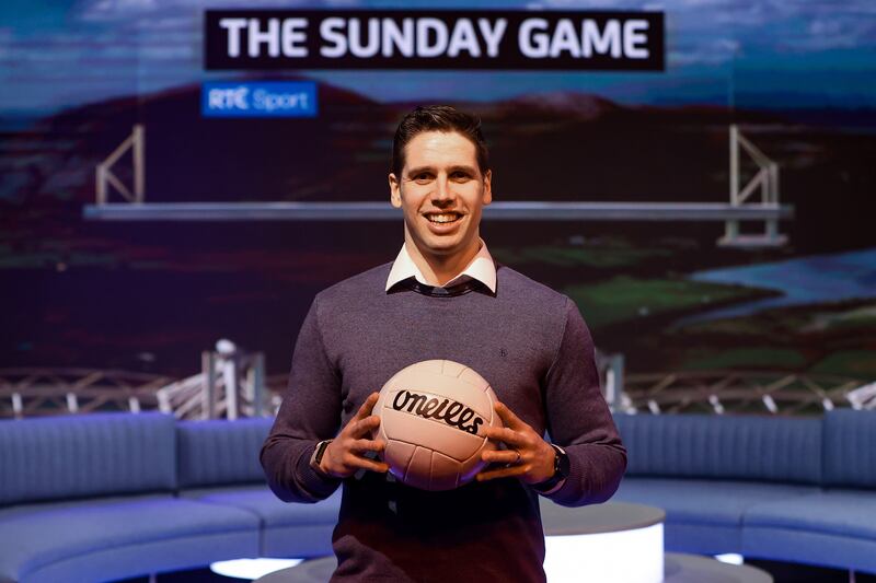 Lee Keegan at the launch of RTÉ's 2023 championship coverage. Photograph: Bryan Keane/Inpho 