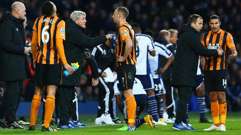 Steve Bruce brought David Meyler to Hull City from Sunderland. Photograph: Matthew Lewis/Getty