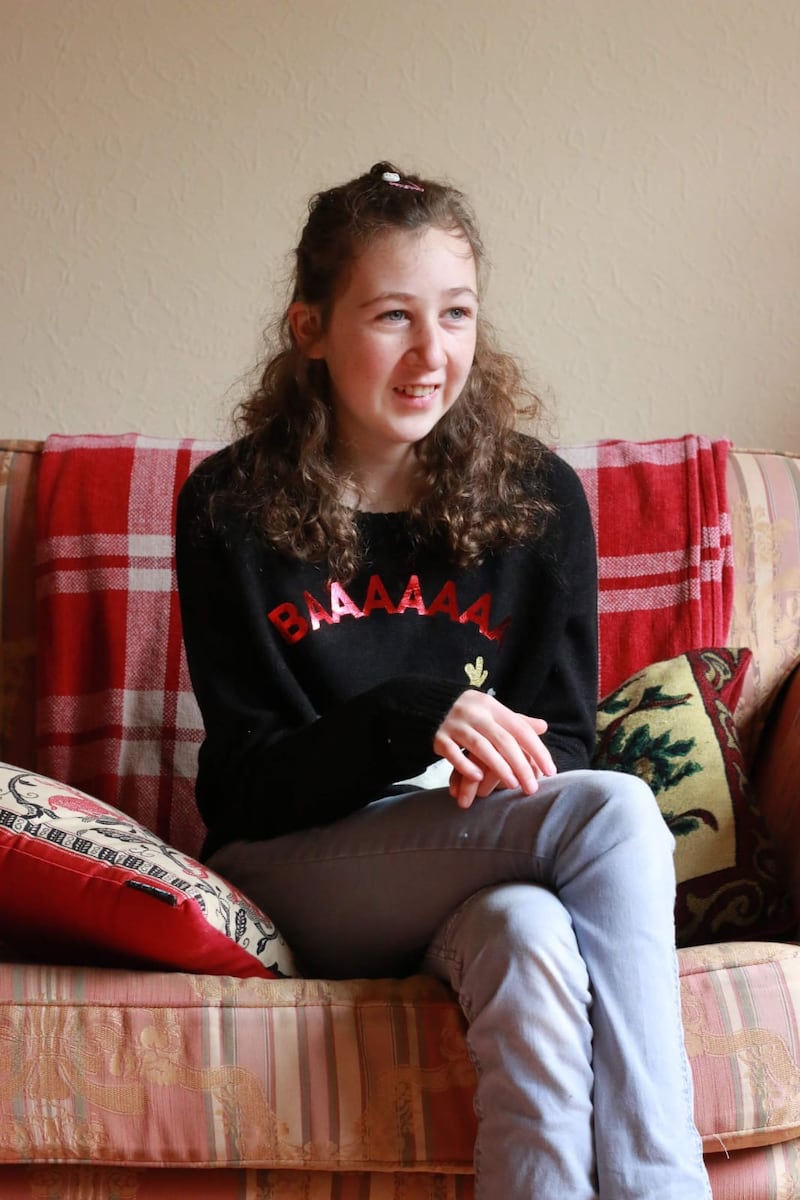 Nóra was born with holoprosencephaly, a genetic brain condition that affected her physical and mental development