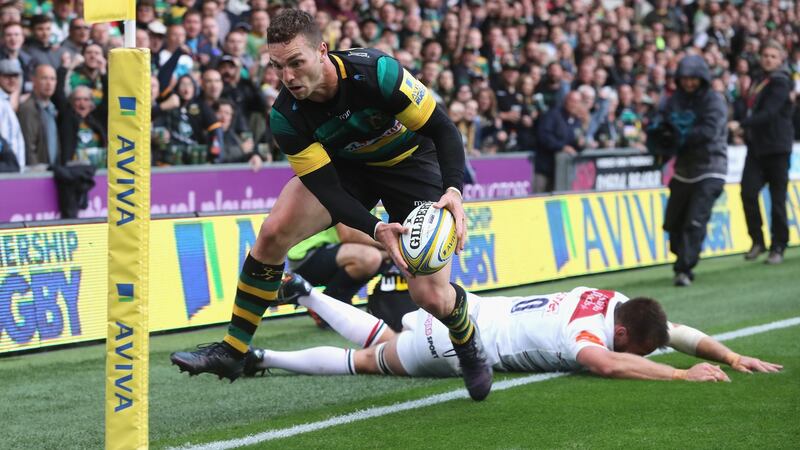 Dominic Ryan was concussed as he tried to tackle George North  in 2017. Photo: David Rogers/Getty Images