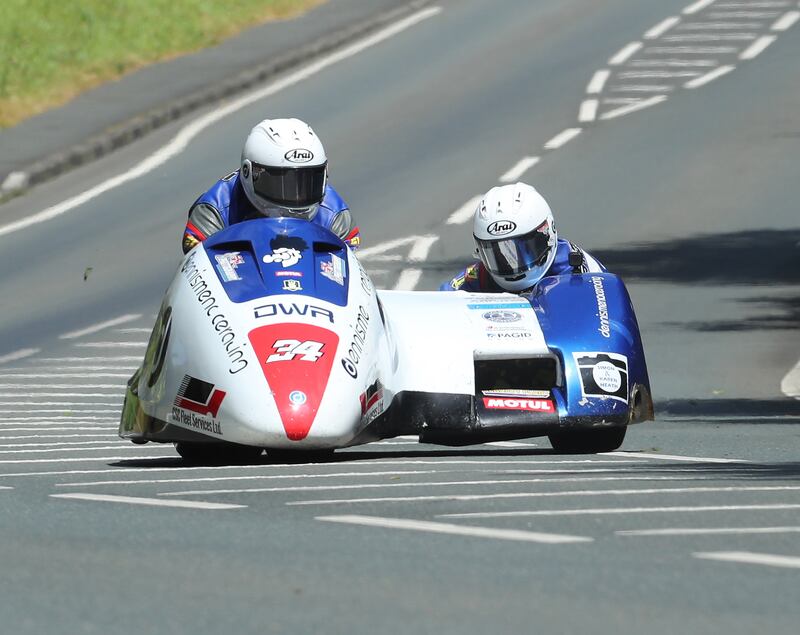 Father and son Roger and Bradley Stockton. Photograph: Dave Kneen