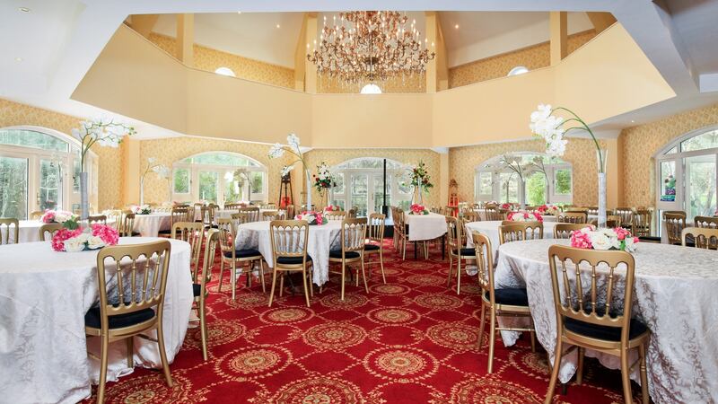 The ballroom in Drayton Manor seats 260 guests
