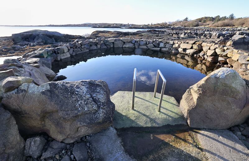 Doon House: The naturally occurring sea pool. Photograph: Joe O'Shaughnessy