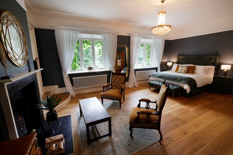 Bedroom. Photograph: Alan Betson