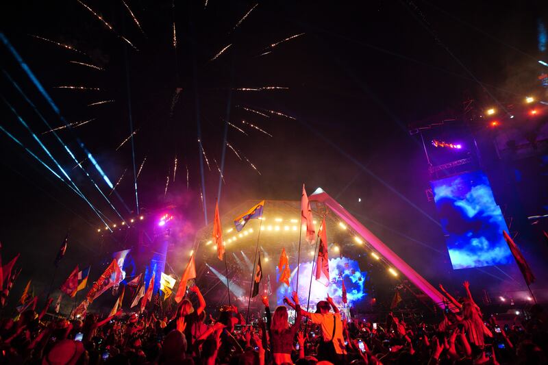 The Pyramid Stage last year at the Glastonbury Festival at Worthy Farm in Somerset. Photograph: Ben Birchall/PA Wire