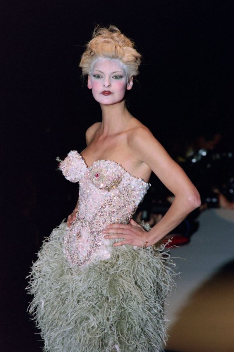 Evangelista’s Vogue cover shows there is still a tendency to cling to retro notions of style and glamour. Photograph: by Gérard Julie/AFP via Getty