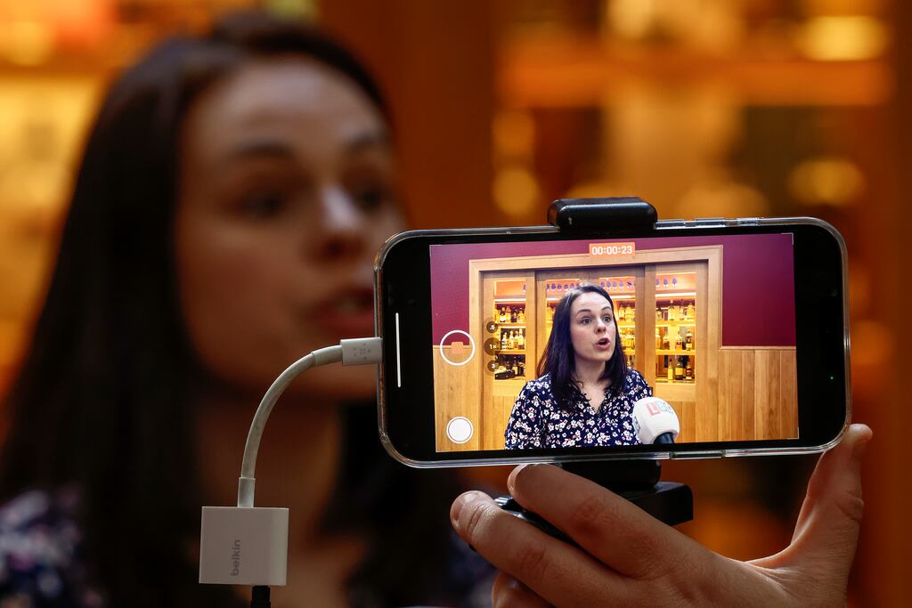 SNP leadership hopeful Kate Forbes made an astonishing attack on live television on her main rival, Humza Yousaf. Photograph: Jeff J Mitchell/Getty Images