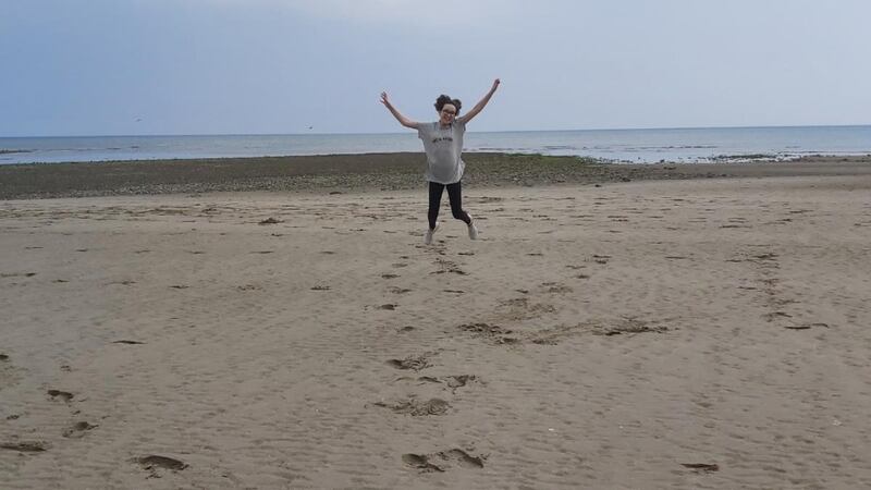 Anya in Newcastle, Co Down, during a stay in Daisy Lodge.