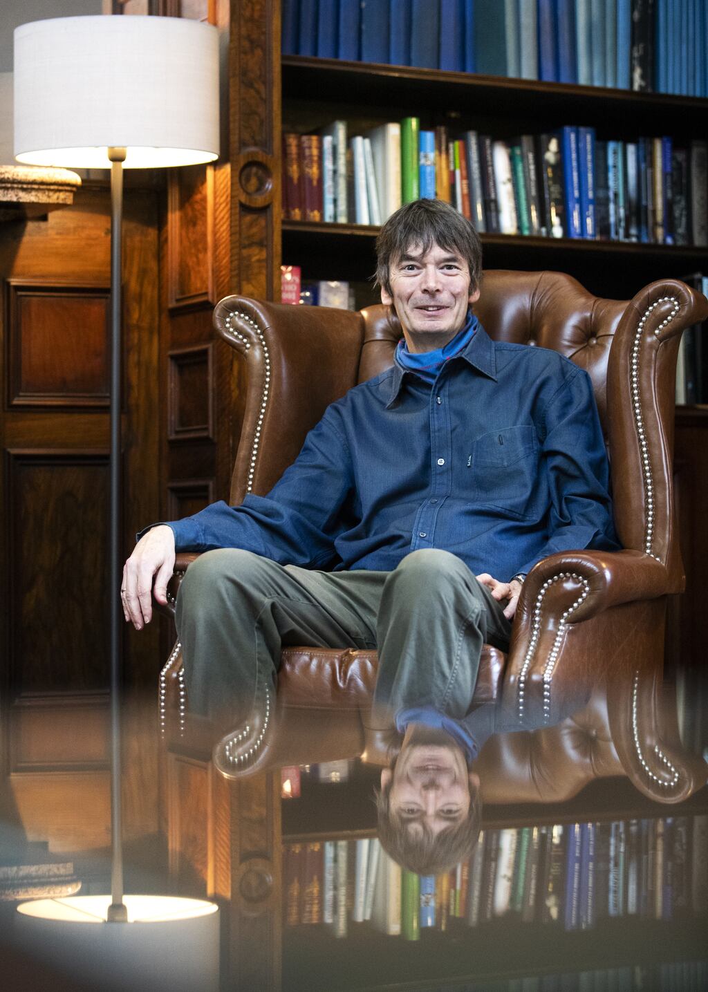 Ian Rankin: 'The most beautiful book I own is my copy of the first edition of The Prime of Miss Jean Brodie, inscribed to me by Muriel Spark.' Photograph: Jane Barlow/PA