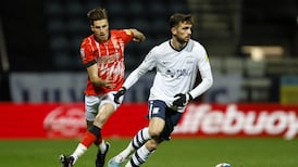 Troy Parrott scores for Preston on first start after injury