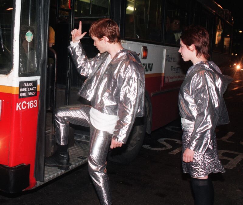 Disco Pigs cast members Cillian Murphy and Eileen Walsh. Photograph: Irish Examiner Archive/Eddie O'Hare