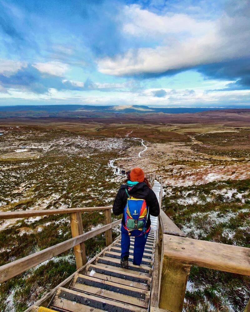 The Stairway to Heaven, Cuilcagh Mountain Park, Co Fermanagh. Photograph: Katarzyna Grotowska/Fáilte Ireland