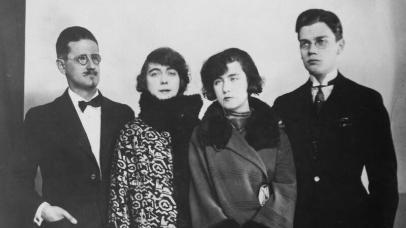 The  Joyce family in Paris: James, Nora  and their children Lucia  and Giorgio. Photograph:   Archive Photos/Getty