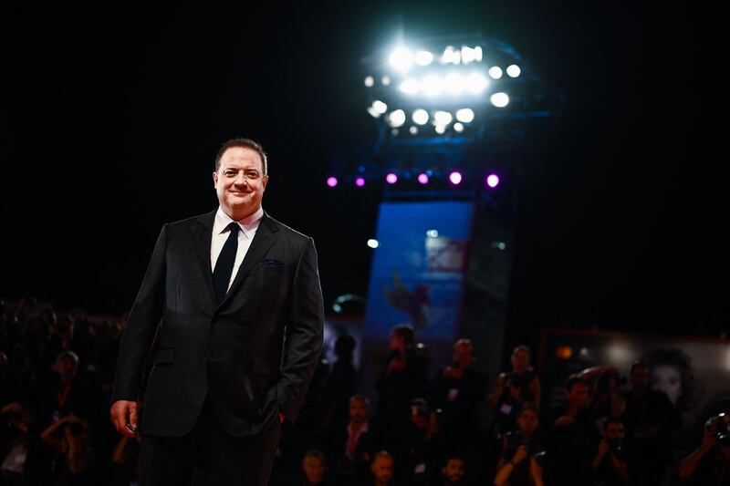 Star of 1990s blockbusters Brendan Fraser has returned to cinema with a new, serious credibility. Photograph: Marco Bertorello/AFP/Getty Images