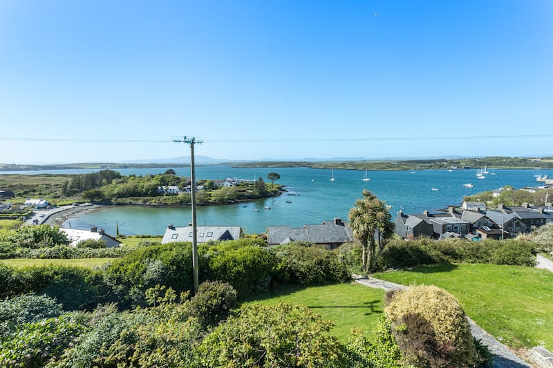 Gardens and view from house
