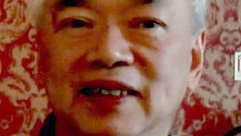 Undated handout image, issued by the PSNI, of Nelson Cheung, who was killed on Thursday last after robbers forced his car off the road in a remote area of Northern Ireland. Photograph: PSNI/PA Wire