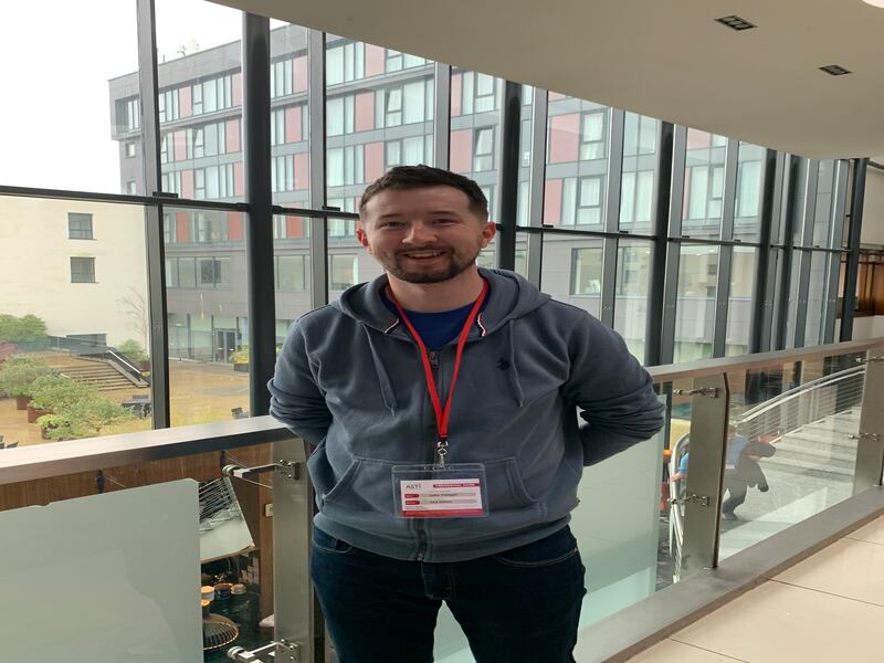ASTI delegate and secondary teacher Jamie Flanagan