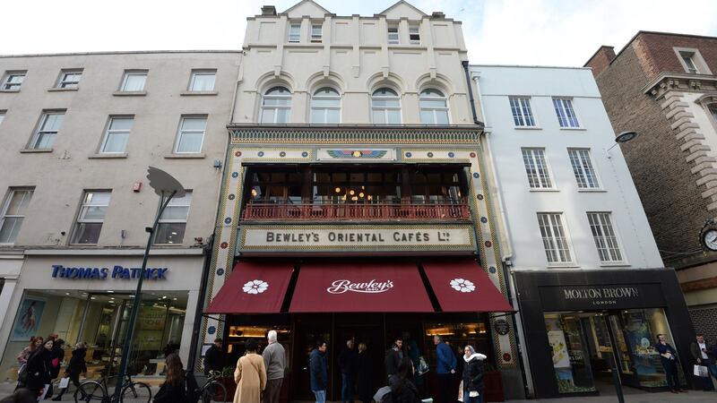 The seats on the outdoor balcony may well be the best – at least when the weather is good. Photograph: Dara Mac Dónaill/The Irish Times