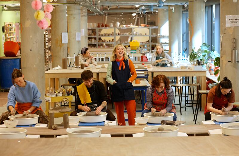 Throwing Shapes is a community ceramics studio in Dublin 8. Photograph: Alan Betson