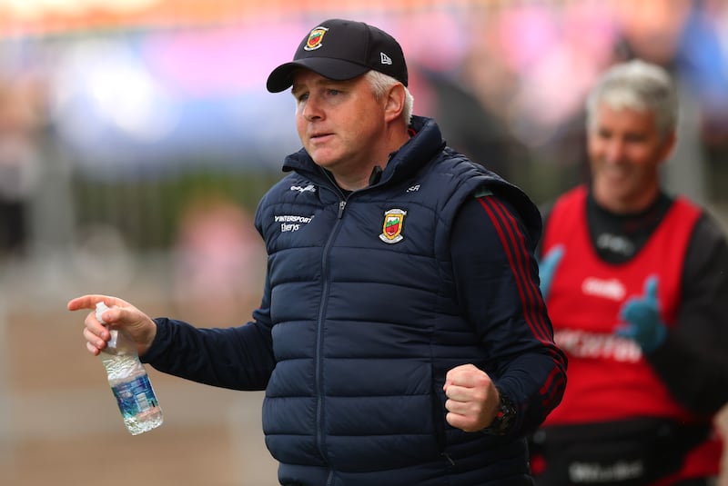 It was a very surreal sort of moment because in my head I’d sort of left the Mayo management position behind back in 2018.
Photograph: James Crombie/Inpho