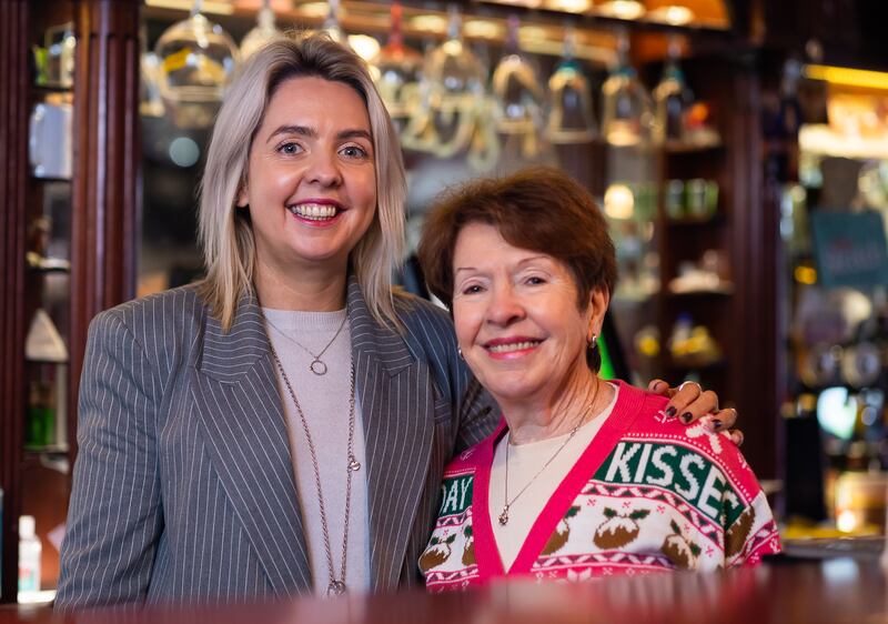 Sarah-Jane Coffey and Auriol Coffey: the premises in Lecarrow, Co Roscommon has been in the Coffey family since 1916. Photograph: Tom O'Hanlon 