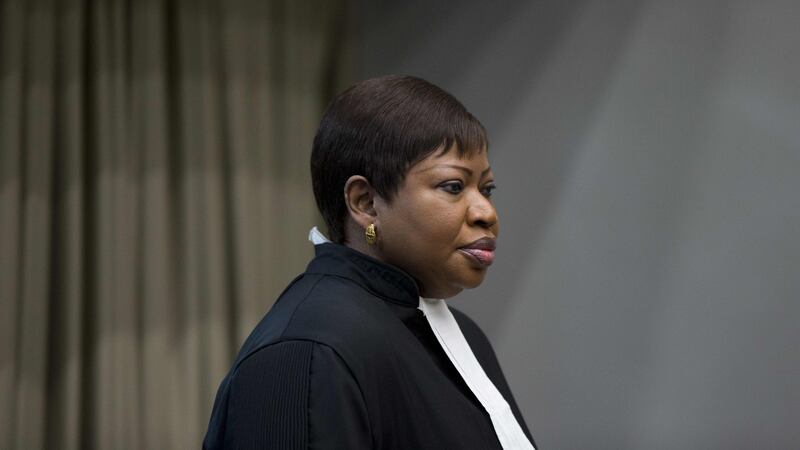 International Criminal Court prosecutor Fatou Bensouda also announced a preliminary examination into whether Venezuela’s government forces used excesssive force against protesters last year.  File photograph: Peter Dejong/AFP/Getty Images