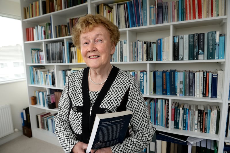 Áine Hyland, professor emeritus of education at UCC. Photograph: Cyril Byrne 