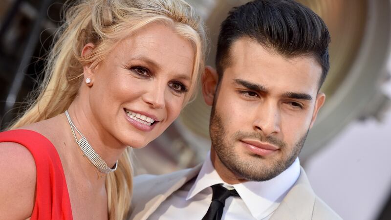 Spears and her boyfriend, Sam Asghari. Photograph: Axelle/Bauer-Griffin/FilmMagic